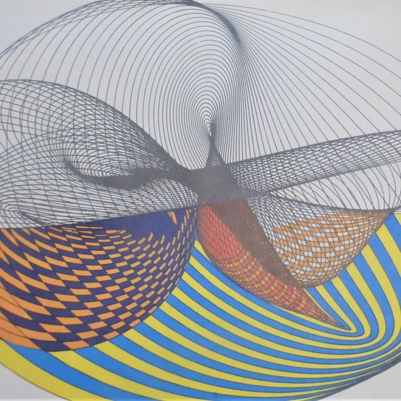 1970 PEN-DUL-ART Magic RAINBOW Pendulum Art Germany Handmade French English - Picture 9 of 12